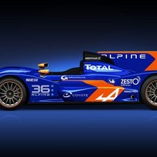 O carro é exatamente o mesmo Oreca 03-Nissan mas com uma nova pintura