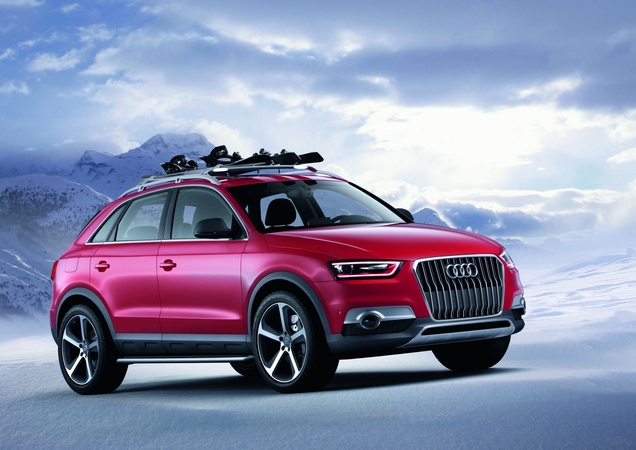 The Q3 Red Track is meant for skiers. 