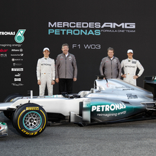 Mercedes Gives W03 Late Unveil