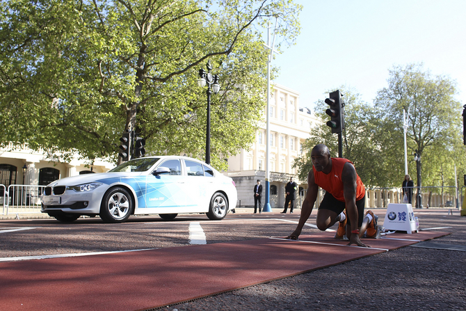 O 320d está entre os mais de 3000 veículos doados pela BMW à organização dos Jogos Olímpicos de Londres