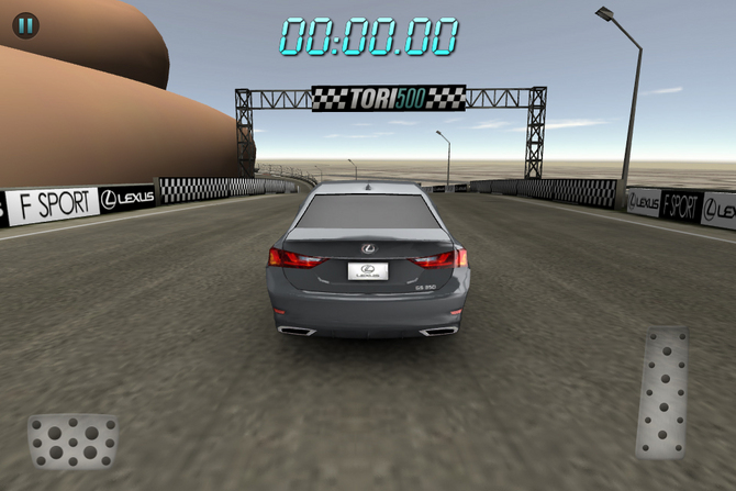 Lexus Creates iOS Game to Race GS around Swimsuit model