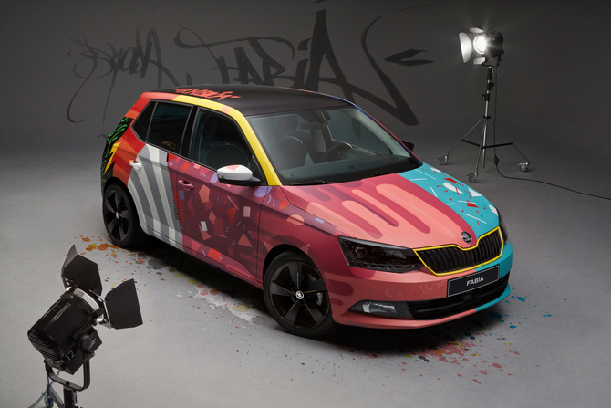 Skoda Fabia Street Art