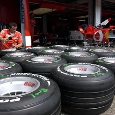 Bridgestone supplied tires in F1 for 14 years