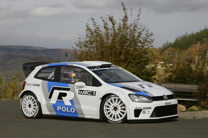 Volkswagen Testing Polo R WRC Car