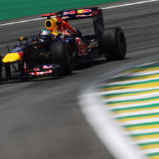 Vettel breaks record with pole in Brazil