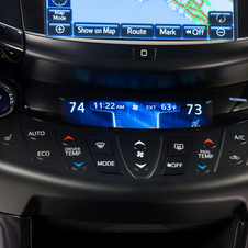 Dual-zone climate control is standard on the EV