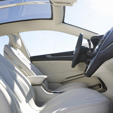 Interior detail from the Lincoln MKC