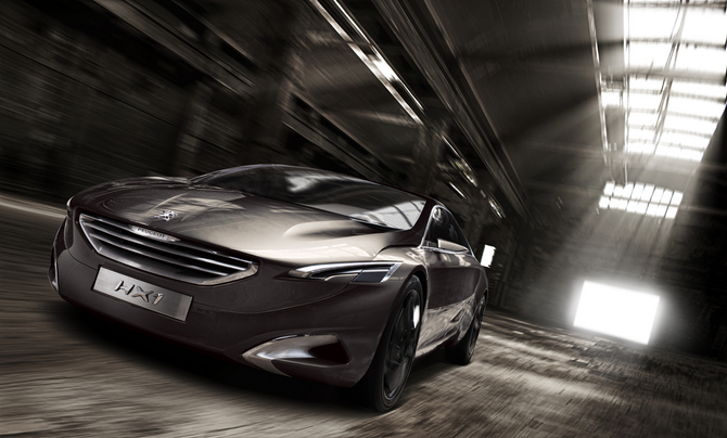 Peugeot HX1 Concept Pushes Avant-Garde Design with Plug-in Hybrid Engine