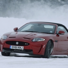 Jaguar XKR-S Takes a Drive Through the Finnish Snow