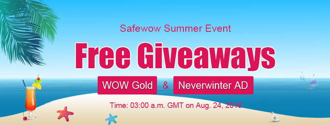 why not snap up safewow 1000M free giveaway wow gold us on Aug 24@3.00gmt