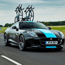 The one-off F-Type Coupé was created by the new Special Vehicle Operations division of Jaguar Land Rover