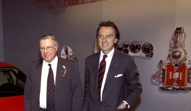 Sergio Pininfarina e Luca di Montezemolo