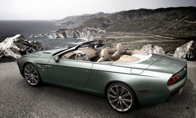 O DB9 Spyder Zagato foi produzido para um colecionador norte-americano