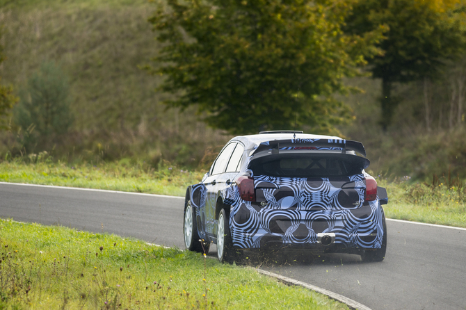 The first official tests of the new i20 WRC started last month