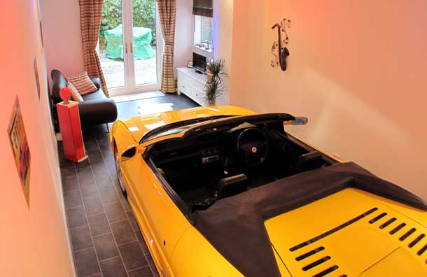 Cars Parked Inside Homes: Pretty or Pretty Weird?