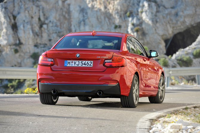 The M235i version gets an optional limited slip differential