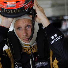 Grosjean raced for Renault in 2009