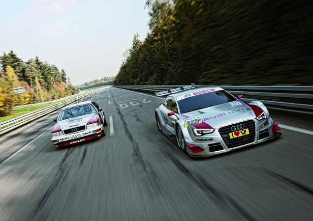 The new A5 DTM with the Audi V8 DTM