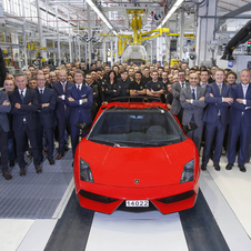 Lamborghini built the final Gallardo on November 25