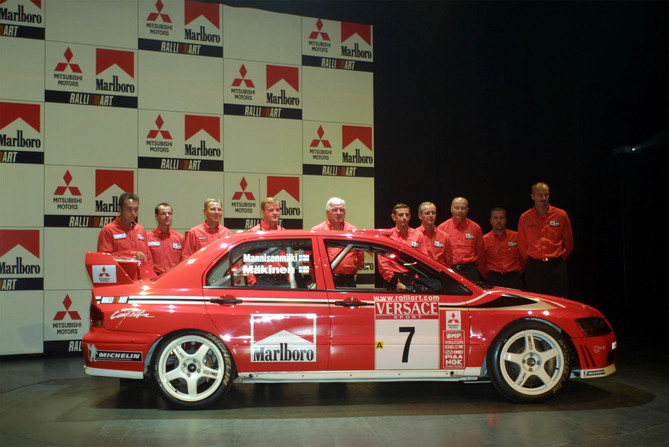 The Lancer Evolution also became a multiple rally winner