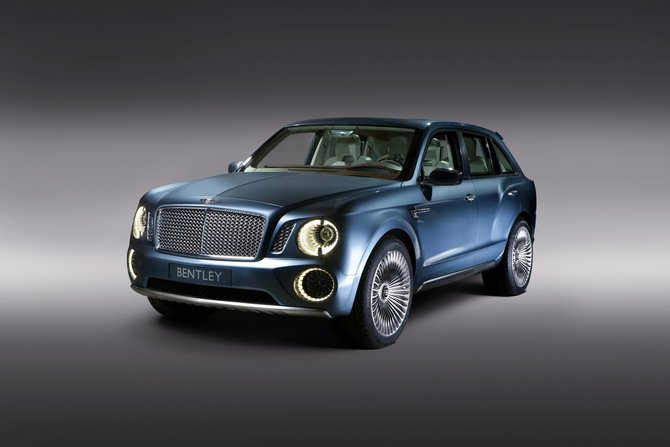 A Bentley ainda não tem um nome de produção para o EXP 9 F