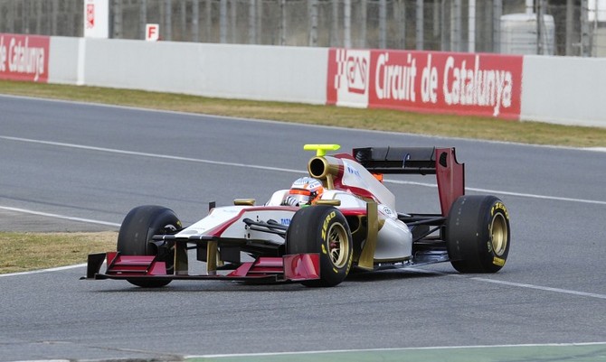 HRT Finally Reveals F112 2012 Formula 1 Car