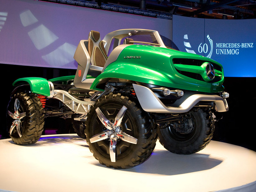 [Mercedes-Benz Unimog] futuristic truck