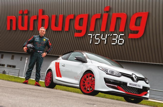 he fastest lap achieved by Laurent Hurgon with the Mégane Renaultsport 275 Trophy-R was of 7 minutes and 54.3 seconds