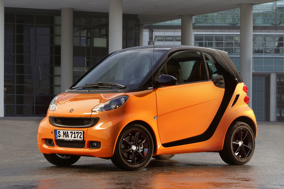 smart fortwo nightorange coupé 1.0 mhd