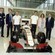 Team Principal, Luis Pérez-Sala,  driver Pedro de la Rosa and Madrid Mayor Ana Botella and Carlos Gracia pose with the F112