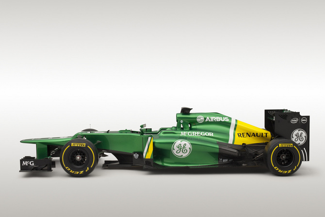 Caterham reshaped the sidepods and rear body work