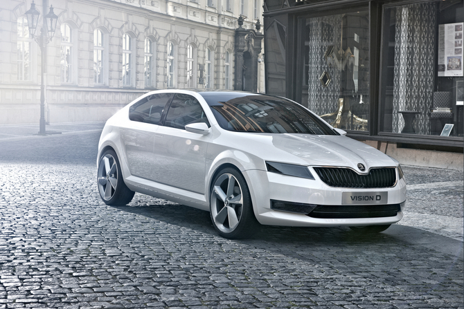 The Vision D concept shows the way for the next Octavia