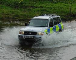 Mitsubishi Shogun Police car