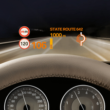 Heads-up displays with traffic info are also becoming more popular