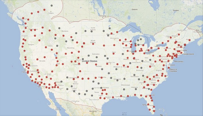 Tesla says it will be able to support drives across the continent within a year