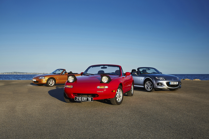 Mazda feiert in Goodwood den MX-5