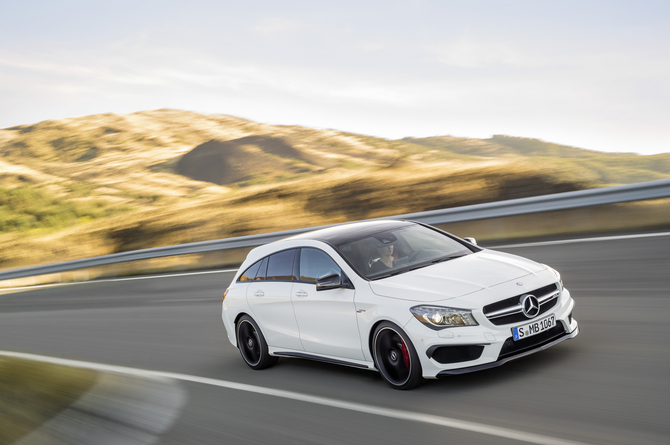 Mercedes also unveiled the AMG version of the new CLA Shooting Brake