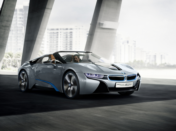 Apparently the new i8 Spyder concept may be very close to a final production version