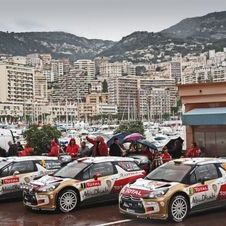 A Citroën ficou em primeiro, terceiro e quarto