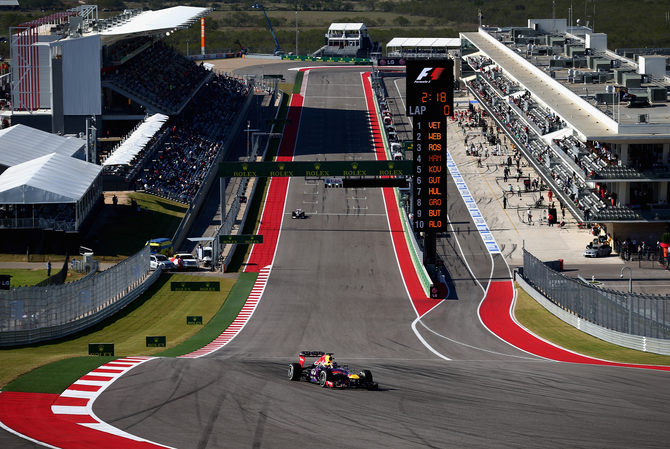 Red Bull will start on the front line of the US Grand Prix