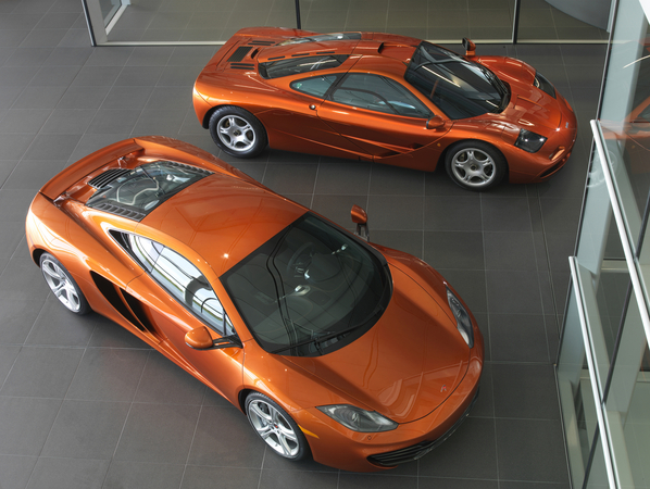 The F1 and its younger brother the MP4-12C