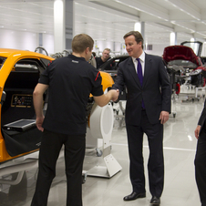 UK PM David Cameron Opens New McLaren Production Center