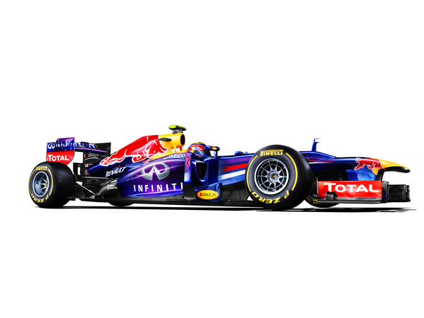 The RB9 gets a new livery for 2013