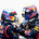 Vettel and Webber celebrate a one-two victory from Red Bull