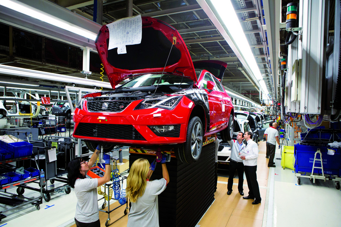 Todos os carros são produzidos na fábrica de Martorell da Seat