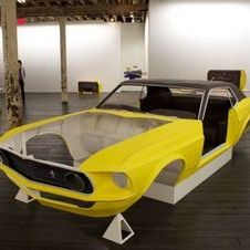 The Life Size 1969 Mustang Made From Paper