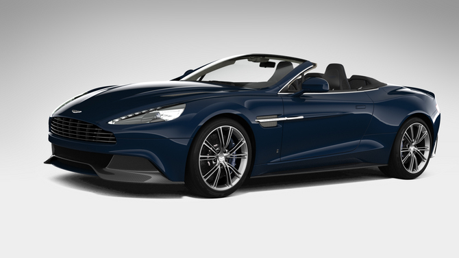 O Vanquish Volante Neiman Marcus é inspirado no DB6 Volante