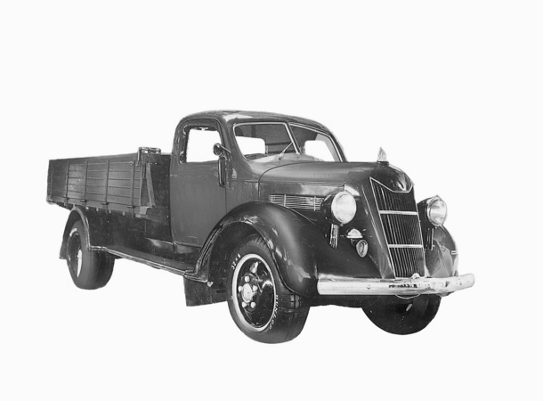 A pick-up G1 de 1935 foi o primeiro veículo produzido pela Toyota