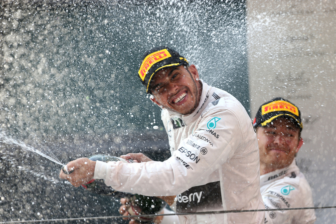 Hamilton conquered his second win of the season