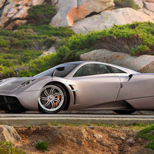 The Huayra is Pagani's new top model featuring active aerodynamics